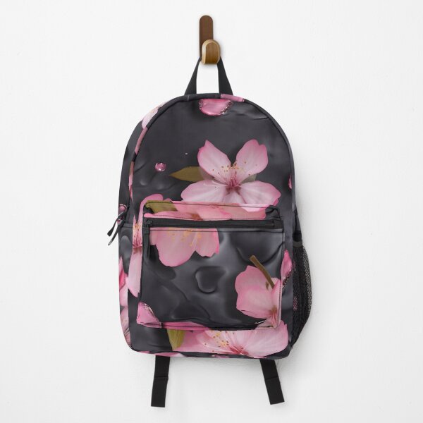 Item preview, Floating Sakura Blossoms on Water – Seamless Elegant Cherry Flower Pattern designed and sold by hizenhao.