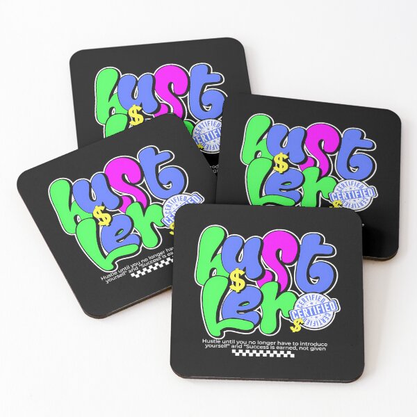 Item preview, Hustler Certified Bold Graffiti Streetwear Typography designed and sold by DistrictHype.