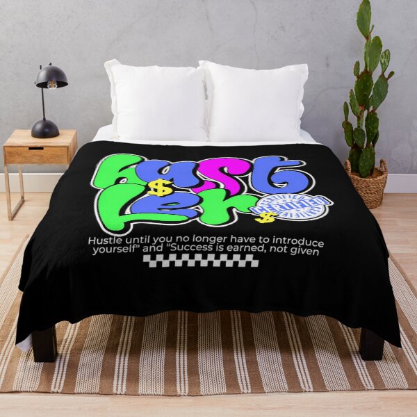 Item preview, Hustler Certified Bold Graffiti Streetwear Typography designed and sold by DistrictHype.
