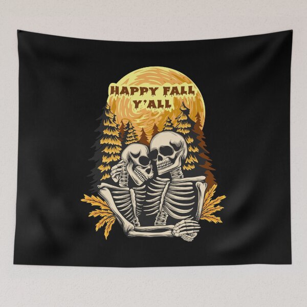 Item preview, Halloween Vintage T-Shirt - Happy Fall Y’all designed and sold by DIRTYSKETCHH.