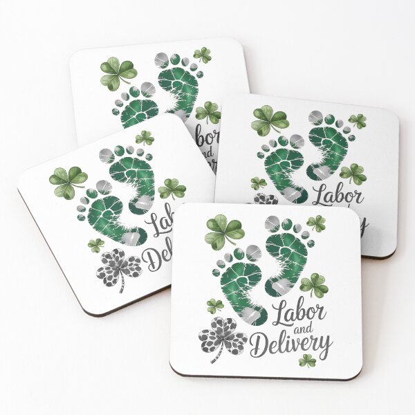 Item preview, Labor and Delivery Nurse, L&D Saint Patrick’s Day,NICU Nurse designed and sold by BakeryDozen.