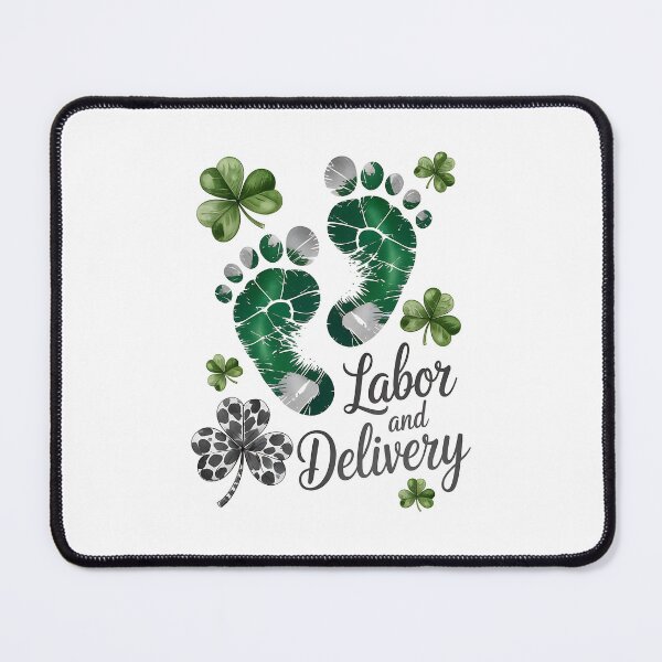 Item preview, Labor and Delivery Nurse, L&D Saint Patrick’s Day,NICU Nurse designed and sold by BakeryDozen.