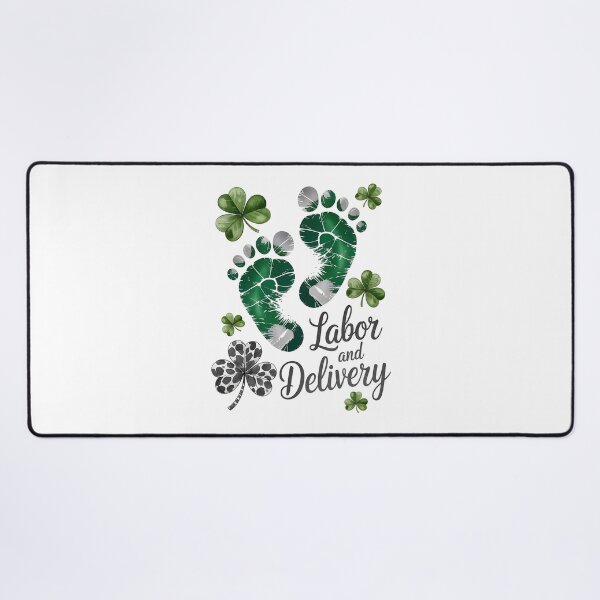 Item preview, Labor and Delivery Nurse, L&D Saint Patrick’s Day,NICU Nurse designed and sold by BakeryDozen.