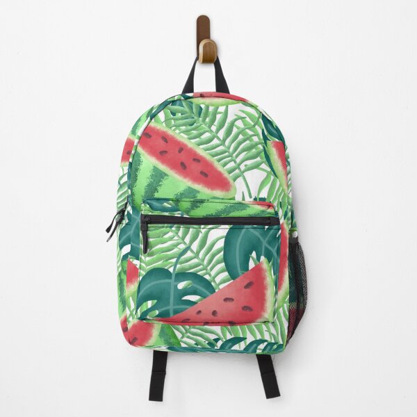 Item preview, Tropical Watermelon Jungle – Seamless Summer Pattern designed and sold by Linda Roisum.
