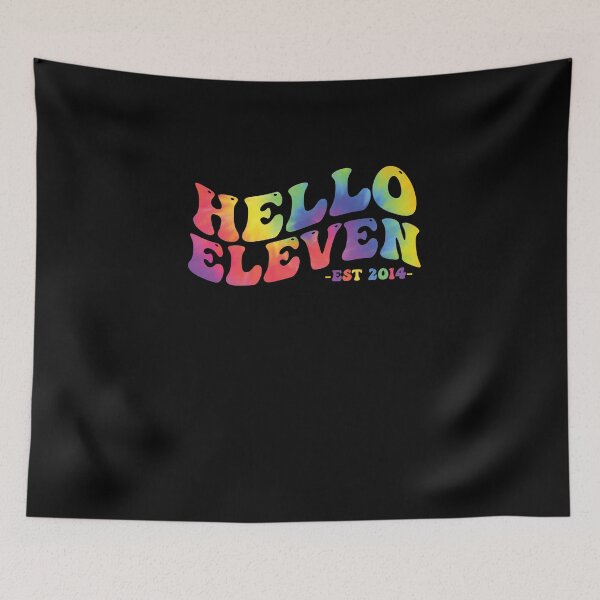 Item preview, Hello Eleven Est 2014 11th Birthday Girl Boy Fun Party Tee designed and sold by BellaFShop.