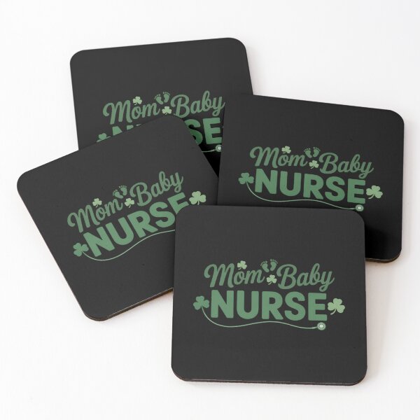Item preview, Mother Baby Nurse St Patrick's Day MBU Labor And Delivery designed and sold by BakeryDozen.