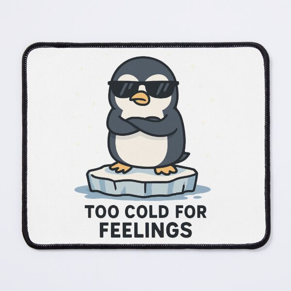 Item preview, An angry little penguin with sunglasses, middle finger energy – but childish designed and sold by ADROO.