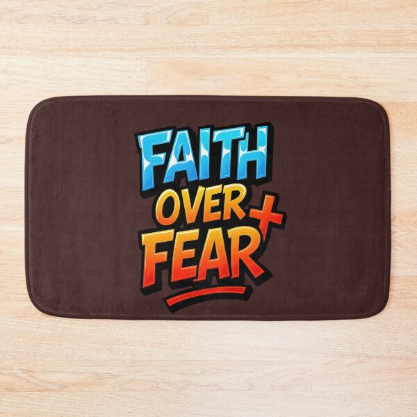 Item preview, Faith Conquers Fear With Bold Courage designed and sold by SimplySelim.