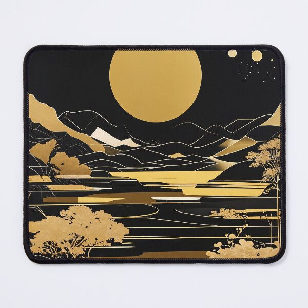 Item preview, Golden Ink Mountains designed and sold by Lizetteh.