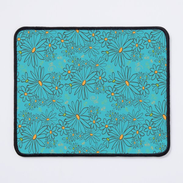 Item preview, Daisy Daze-Cerulean designed and sold by Annette Chabidon Studio.