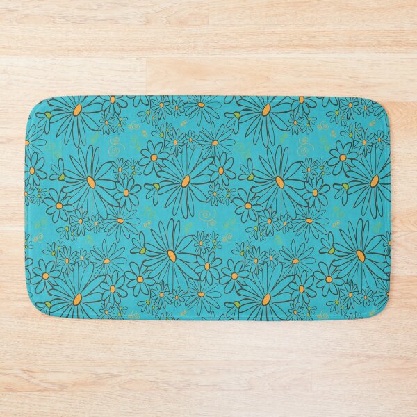 Item preview, Daisy Daze-Cerulean designed and sold by Annette Chabidon Studio.