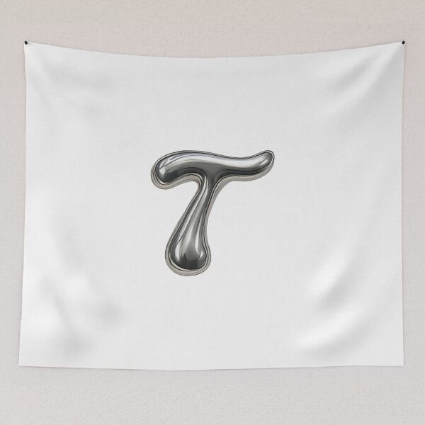 Item preview, Initial T - 3D Liquid Metal Font designed and sold by uncoXab.