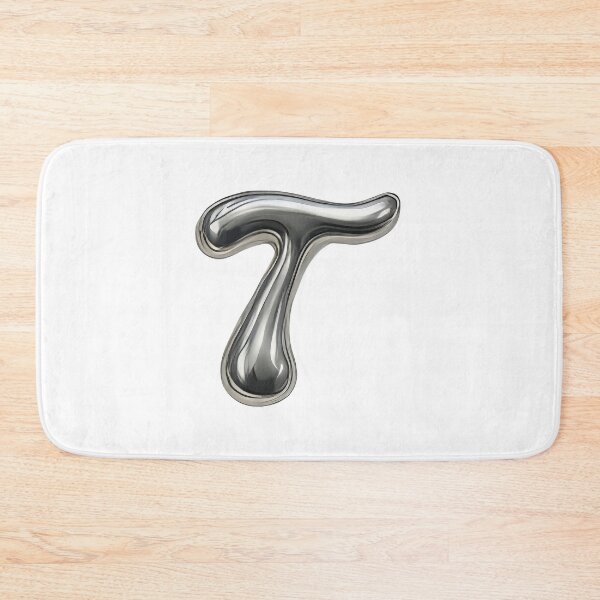 Item preview, Initial T - 3D Liquid Metal Font designed and sold by uncoXab.