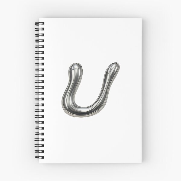 Artikelvorschau, Initial U – 3D-Flüssigmetallschriftart entworfen und verkauft von uncoXab.
