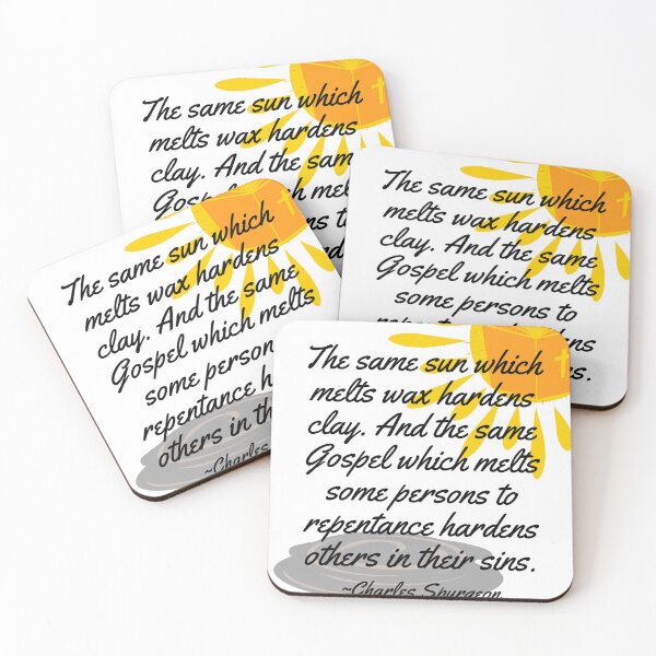 Item preview, Same Sun melts & hardens - Spurgeon designed and sold by stella literarium.