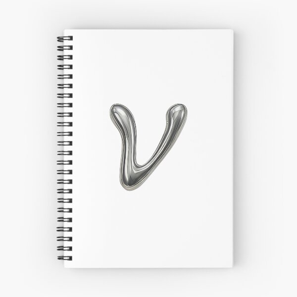 Artikelvorschau, Initial V – 3D-Flüssigmetallschriftart entworfen und verkauft von uncoXab.