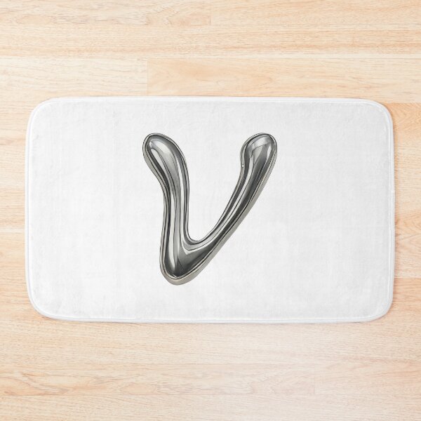 Item preview, Initial V - 3D Liquid Metal Font designed and sold by uncoXab.