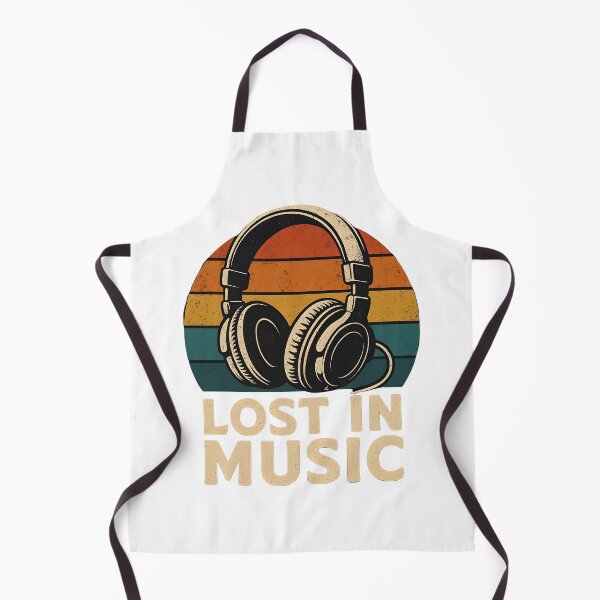 Item preview, Plakat Lost in Music – retro disco vibe designed and sold by KoszulkaStreet.