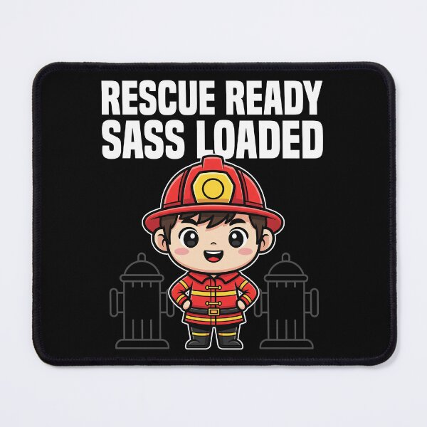 Item preview, RESCUE READY, SASS LOADED - FIREFIGHTER designed and sold by KEF Custom.