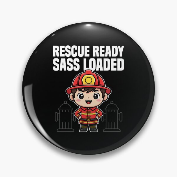Item preview, RESCUE READY, SASS LOADED - FIREFIGHTER designed and sold by KEF Custom.