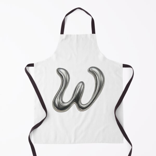 Item preview, Initial W - 3D Liquid Metal Font designed and sold by uncoXab.