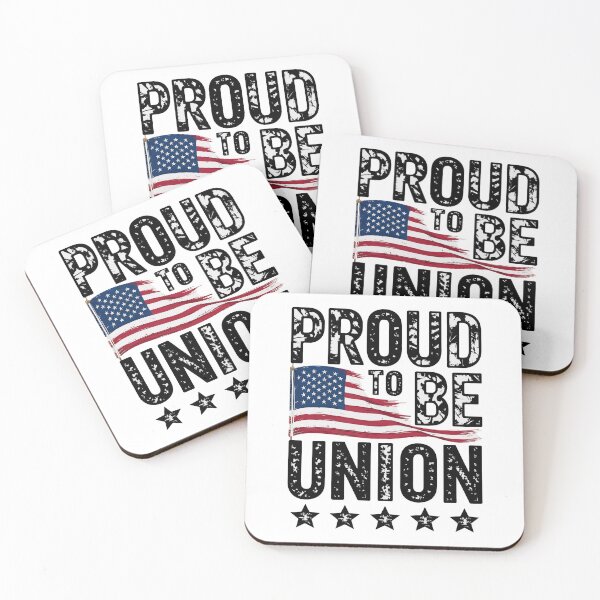 Item preview, Proud To Be Union Flag American - Labor Day designed and sold by BakeryDozen.