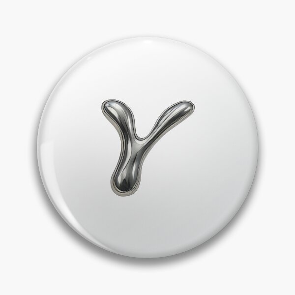 Item preview, Initial Y - 3D Liquid Metal Font designed and sold by uncoXab.