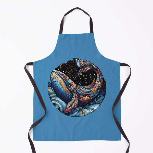 Item preview, Whale Zentangle – Night | Dreamy Abstract Sea Animal designed and sold by Zaru Art Studio.