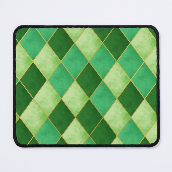 Item preview, Green Diamond Lattice Pattern designed and sold by Linda Roisum.