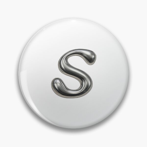 Item preview, Initial S - 3D Liquid Metal Font designed and sold by uncoXab.