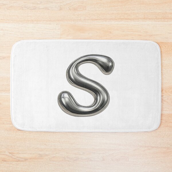 Item preview, Initial S - 3D Liquid Metal Font designed and sold by uncoXab.