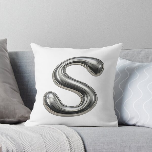 Item preview, Initial S - 3D Liquid Metal Font designed and sold by uncoXab.