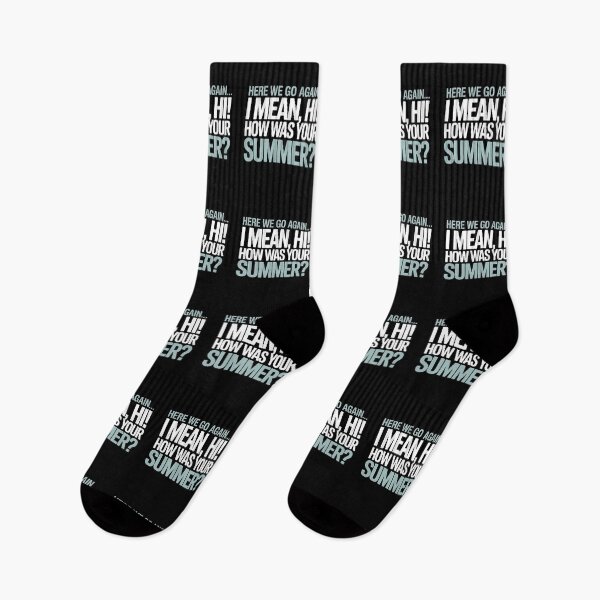 Item preview, Here We Go Again I Mean Hi How Was Your Summer - This is the perfect gift for a teacher, student, or college kid who faces the back-to-school season with a sense of humor. designed and sold by ZyziowskyArt.