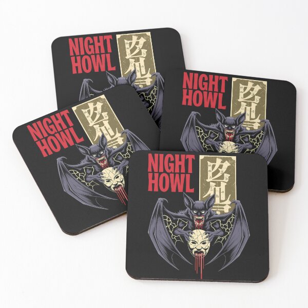 Item preview, Halloween Night Howl Vampire Bat Horror designed and sold by Taans-Creation.