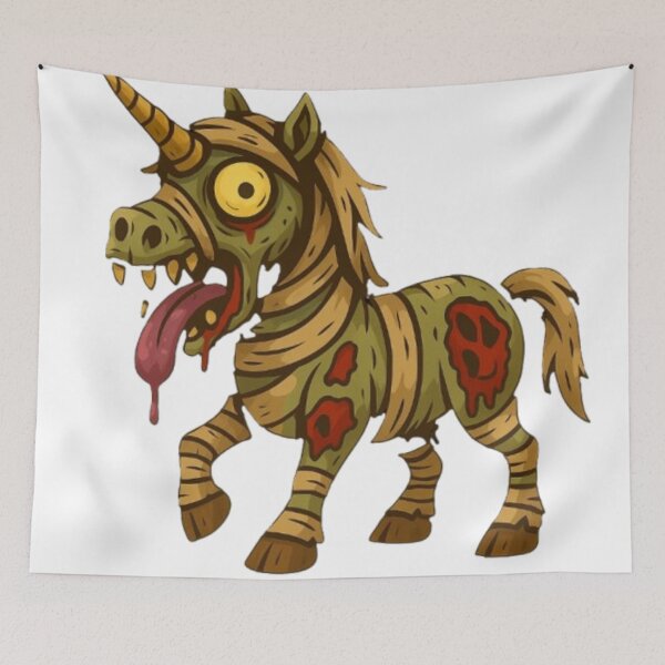 Item preview, Momia unicornio zombi designed and sold by Couldbebettah.