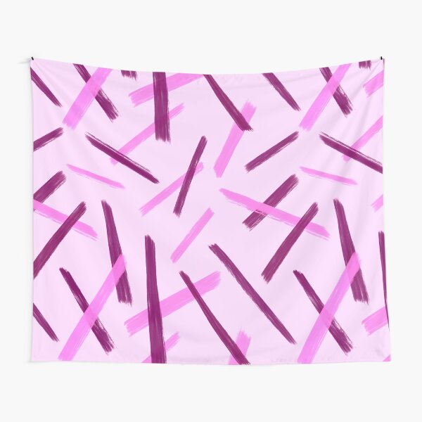 Vista previa del artículo con la obra «Pinceladas dispersas de color rosa», diseñado y vendido por Don-A-Hue.