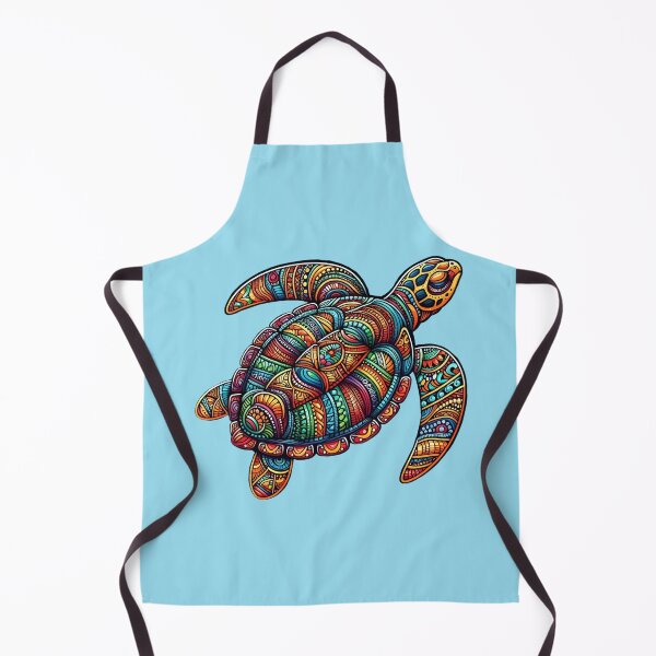 Item preview, Totle the Tribal Turtle – Transparent Background Design designed and sold by Zaru Art Studio.