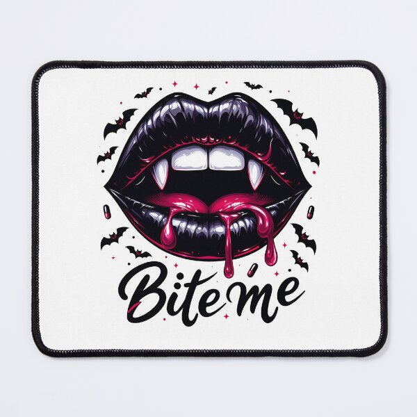 Item preview, Bite Me – Funny Halloween Vampire Quote Design designed and sold by tbcreationsuk.