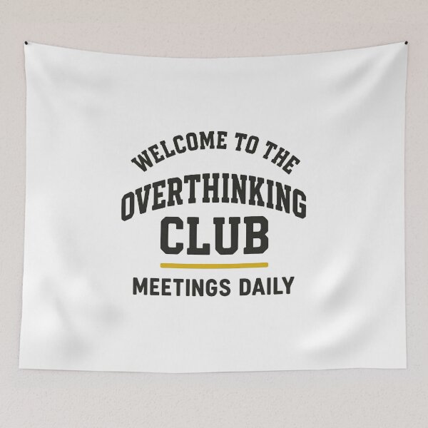 Item preview, overthinking club designed and sold by Uglyandcute.