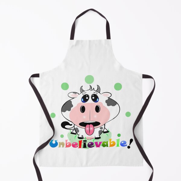 Item preview, That’s an unbelievable expression on the cute cow! designed and sold by Shirley cute art .