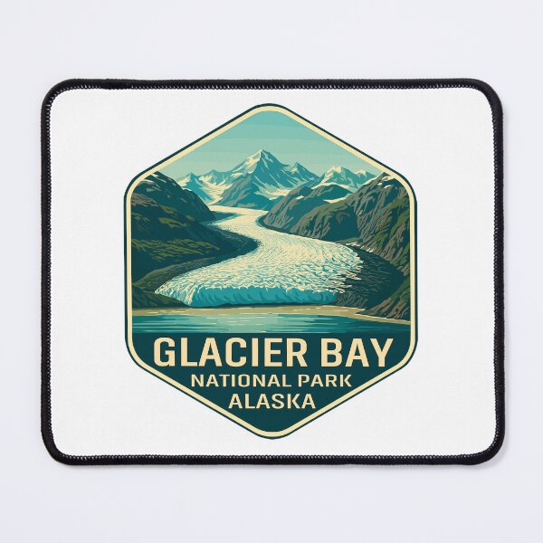 Item preview, Glacier Bay National Park Retro Alaska Sticker designed and sold by Ismeal Von.