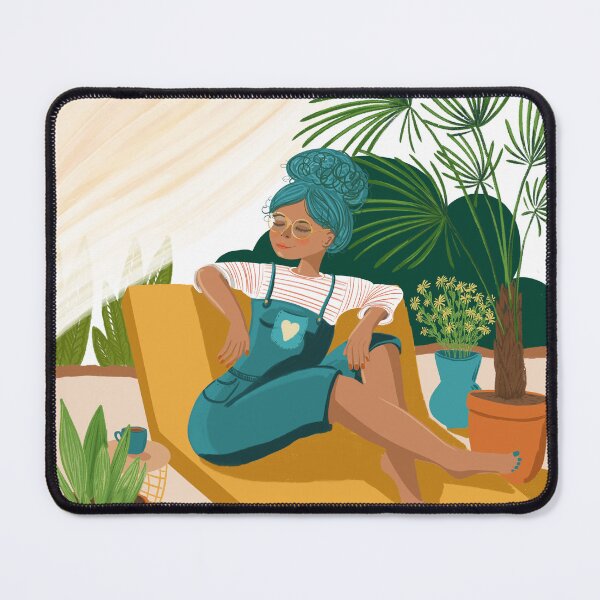 Item preview, Time out in the garden under palm trees designed and sold by AnnaSzuecs.