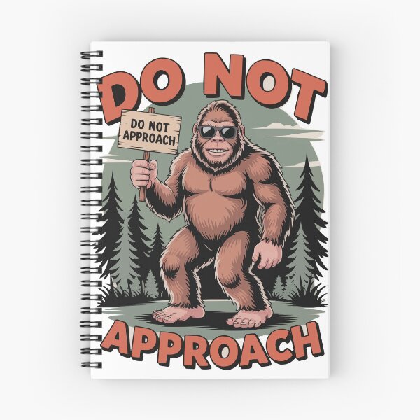 Item preview, Do Not Approach Bigfoot designed and sold by Ketique.