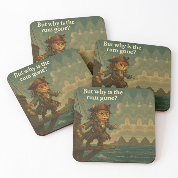 Item preview, Captain Purrrow and the Missing Rum designed and sold by EfraimFunArt.