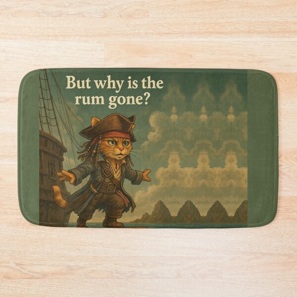Item preview, Captain Purrrow and the Missing Rum designed and sold by EfraimFunArt.