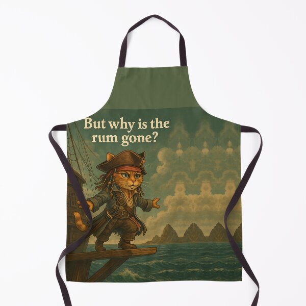 Item preview, Captain Purrrow and the Missing Rum designed and sold by EfraimFunArt.