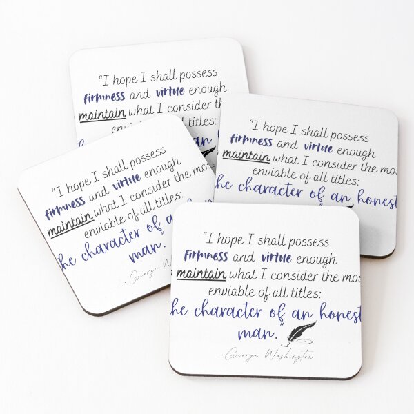 Item preview, Character of a Honest Man - Washington (no image) designed and sold by stella literarium.