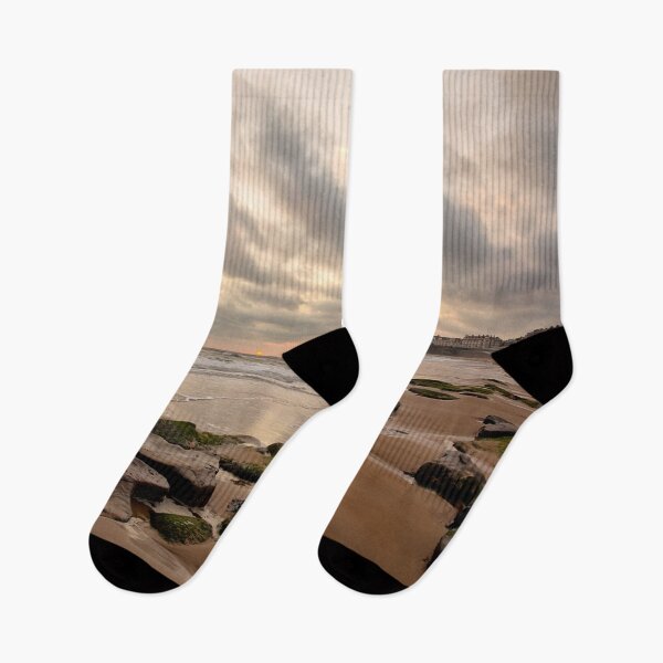 Item preview, Whitley Bay Beach November Sunrise designed and sold by Violaman.