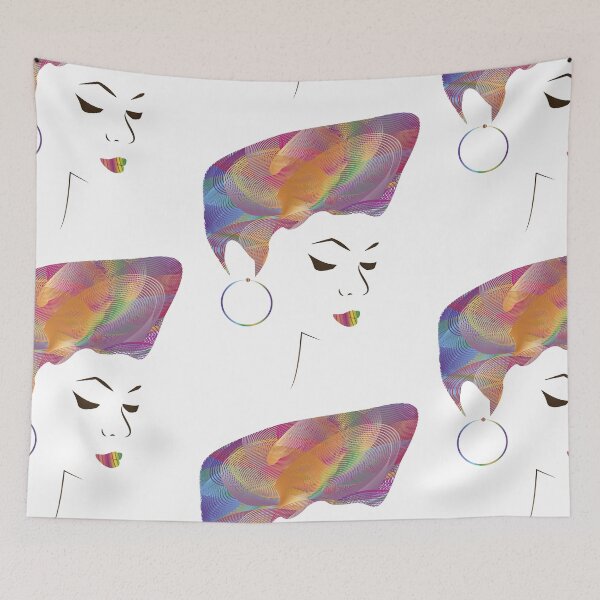 Item preview, Colorful afro girl-2 designed and sold by Yamy Morrell Art and Design.