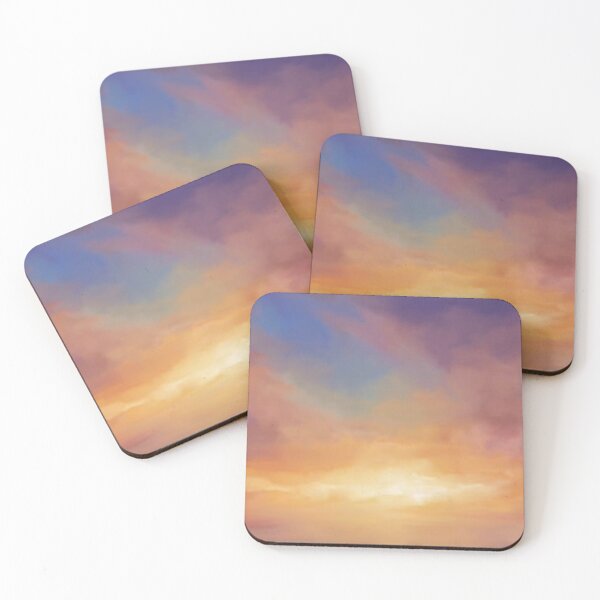 Item preview, Colorful sunset sky with soft clouds and warm hues  designed and sold by MTShoppingLine.